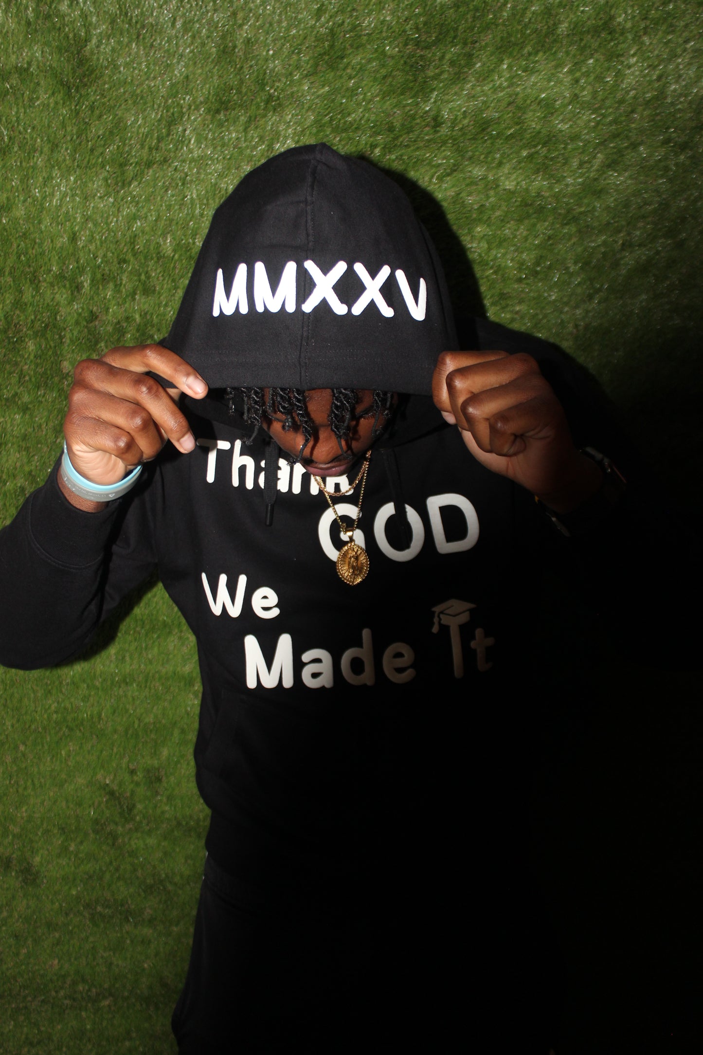 “ Thank God We Made It ” Hoodie